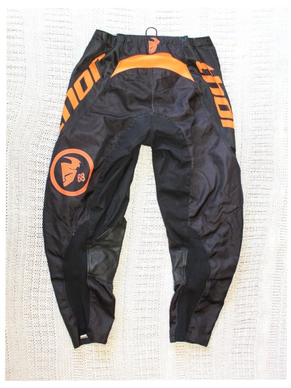 Thor Phase Gasket Motocross Racing Pants 2016 size 36 Leather Inner knee Panels